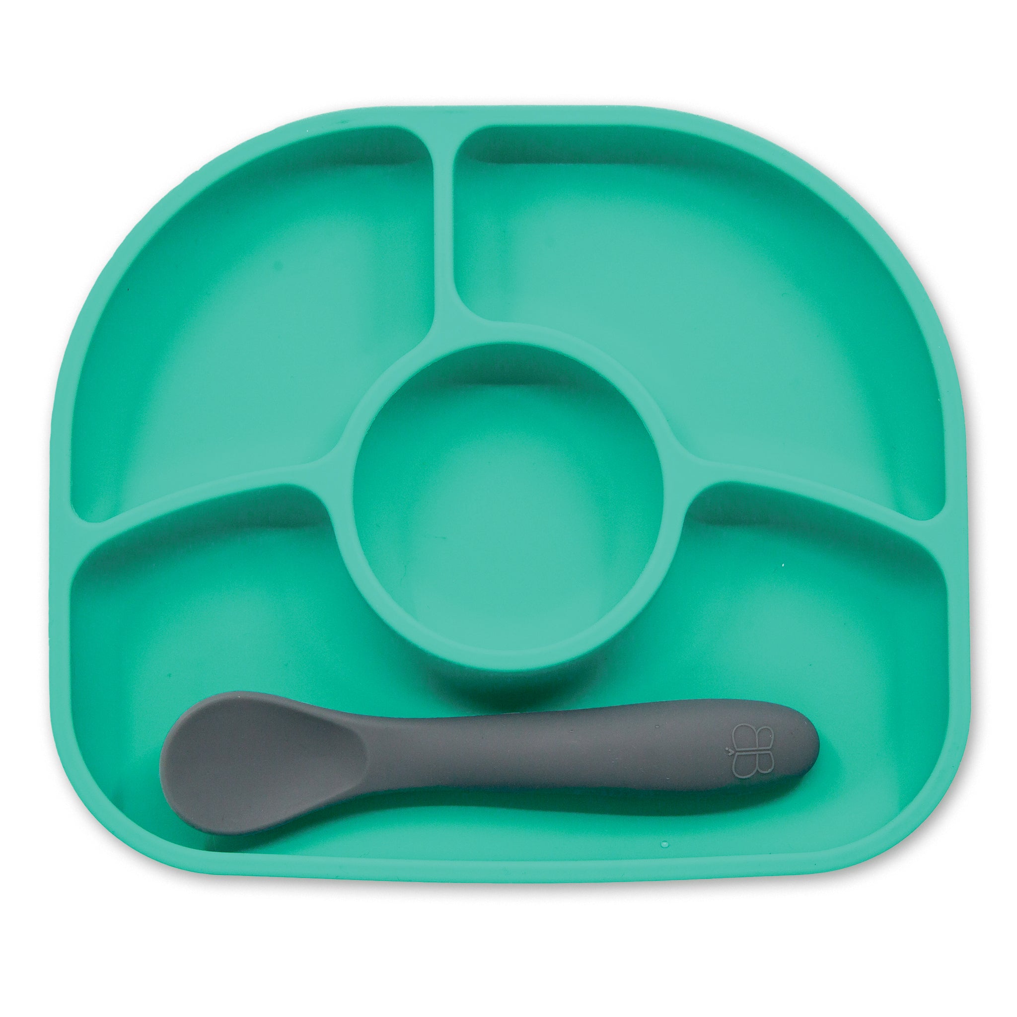 Silicone plate and spoon set for the baby – bblüv